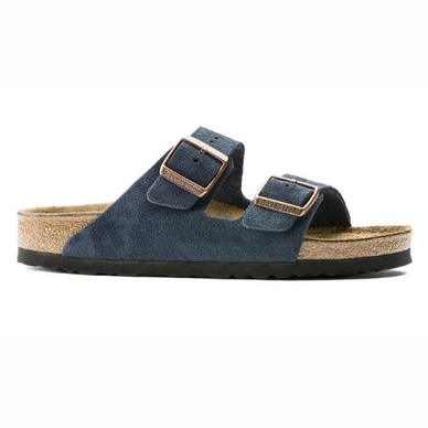 Birkenstock arizona suede navy on sale